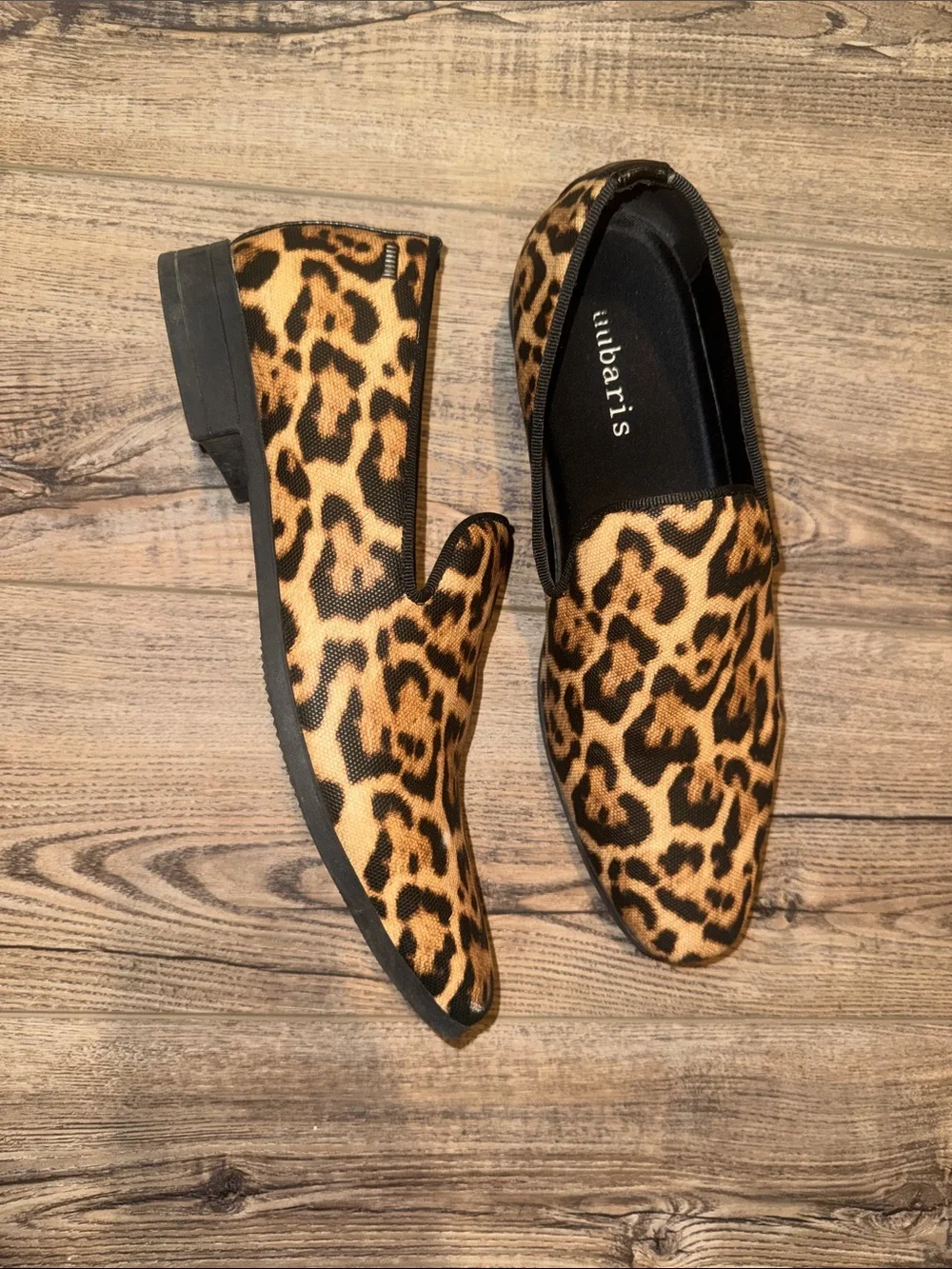 Men’s Leopard Print Slip-On Loafers / Dress shoe